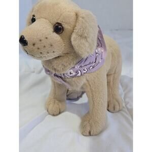 American Girl Kailey's Puppy Dog Sandy Dog Golden Retriever Wired Retired Decor